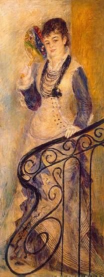 Pierre-Auguste Renoir Femme sur un escalier